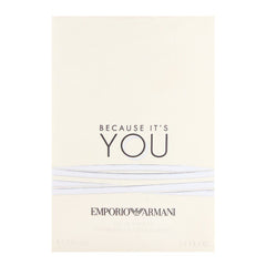 Because It’s You Eau de Parfum Spray for Women 3.4 oz / 100ml – New in Box